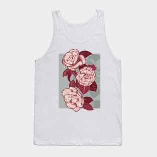 Peonies in colors Tank Top